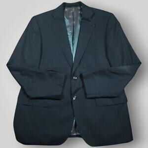 Loro Piana Alessandro Manzoni Blazer Sport Coat Mens 40S Classic Fit Wool Navy